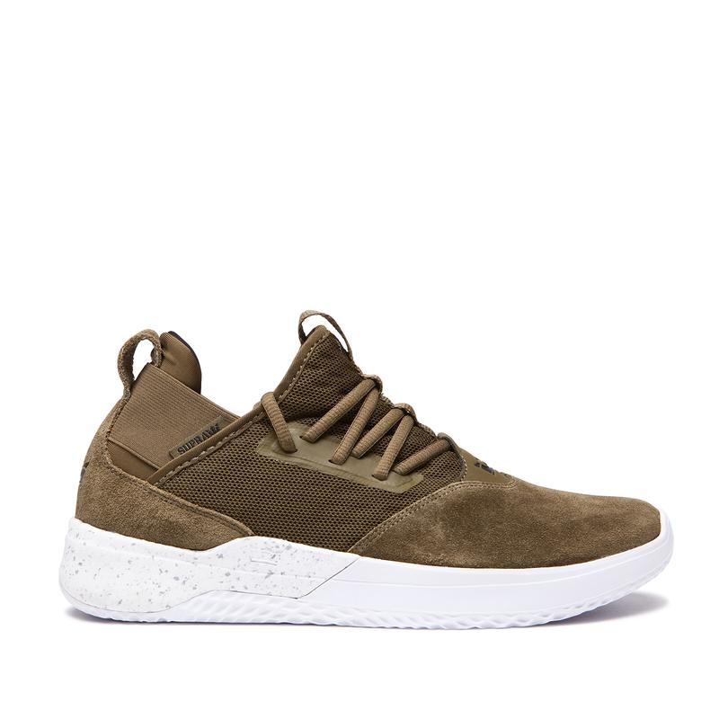 Zapatillas Supra Argentina Hombre - TITANIUM Verde Oliva (NJKXV-4592)